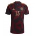 Tyskland Thomas Muller #13 Fotballklær Bortedrakt VM 2022 Kortermet